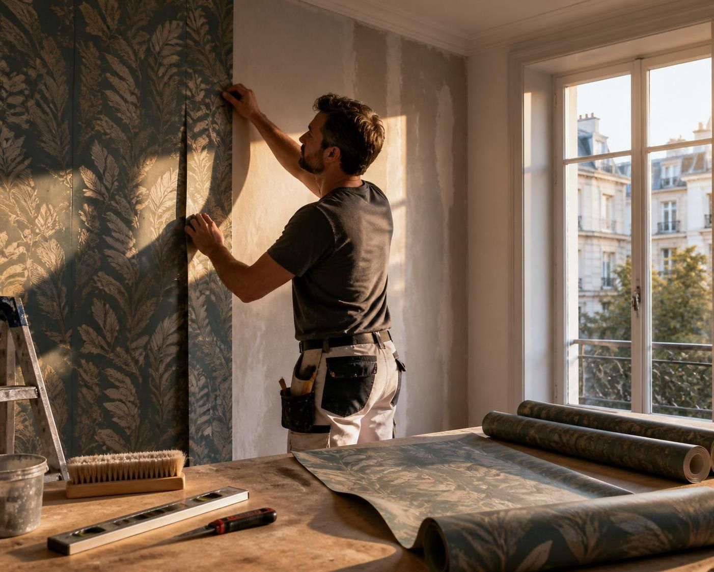 utilisez notre calculateur de rouleaux de papier peint pour estimer facilement la quantité nécessaire et éviter le gaspillage lors de vos travaux de décoration.