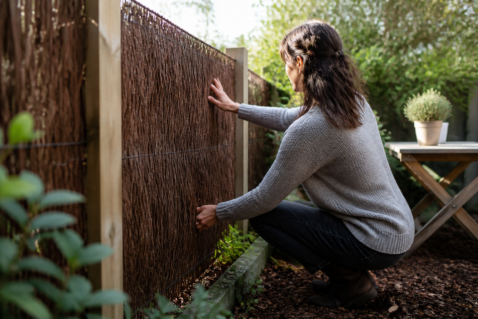 Comment installer un brise-vue sans dénaturer le jardin