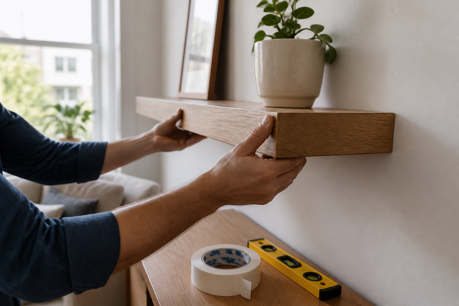 Comment poser une étagère sans se tromper de fixation