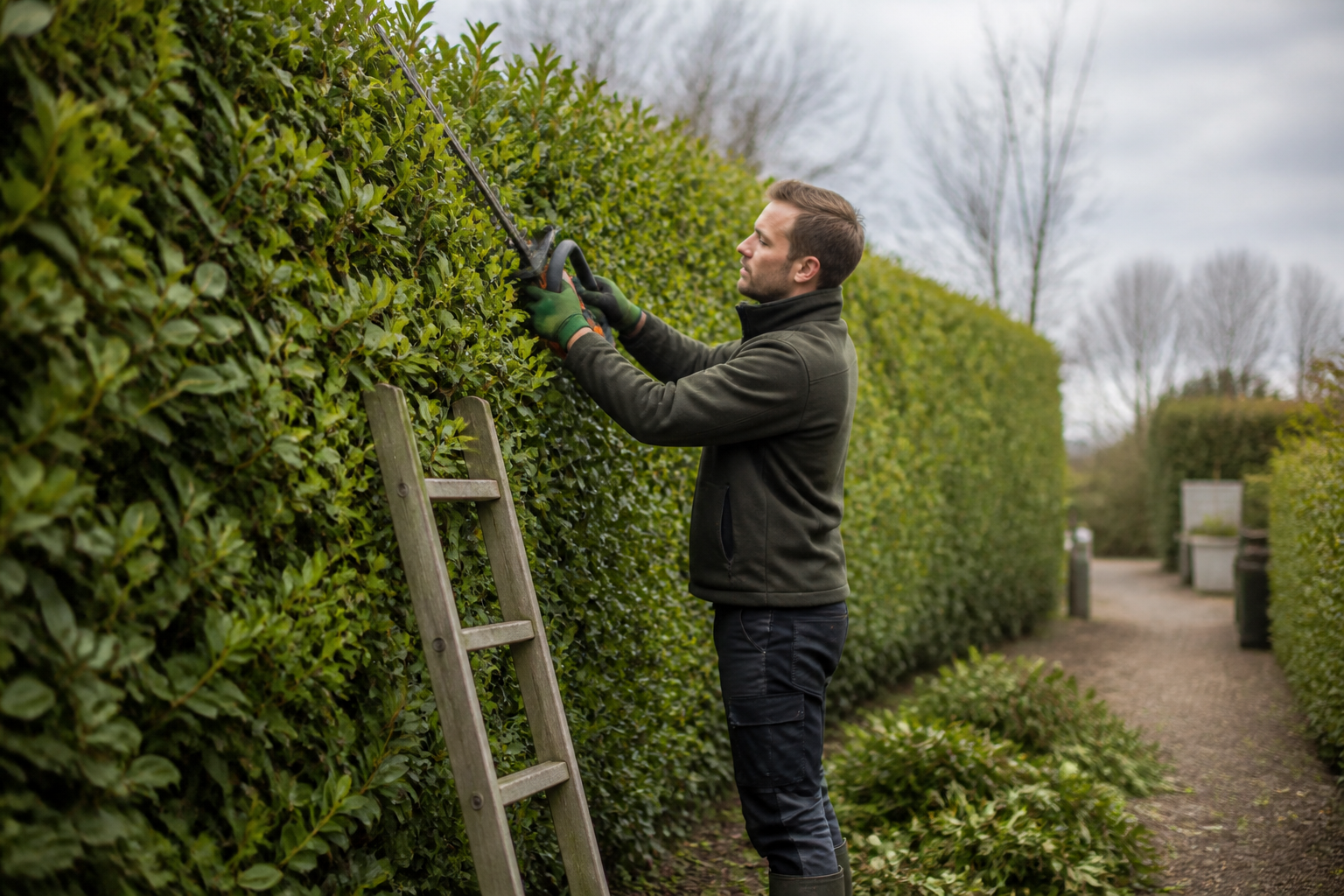 Quand tailler une haie pour garder un jardin propre