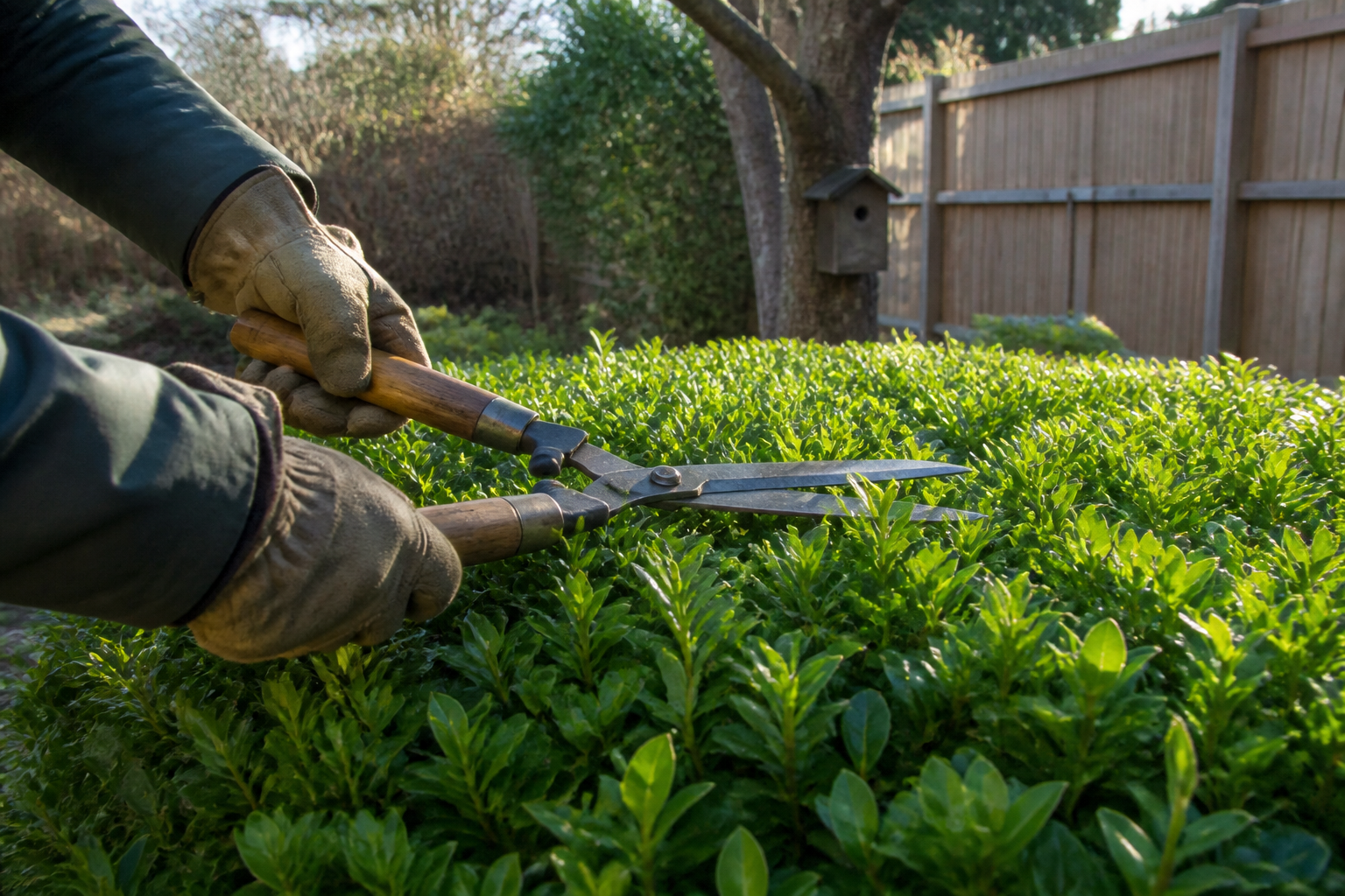 Quand tailler une haie pour garder un jardin propre