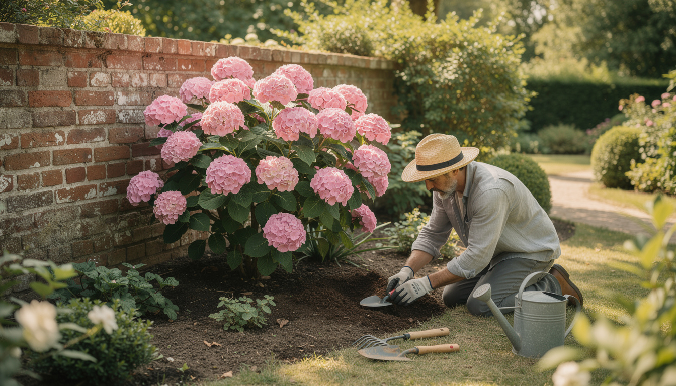 découvrez à quelle distance planter un hortensia d'un mur pour assurer une floraison optimale et un développement harmonieux de votre plante.