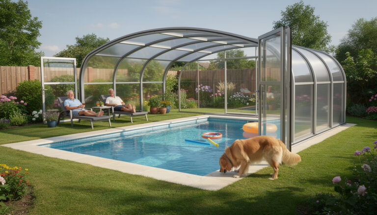 découvrez les avantages d'un abri de piscine mi-haut pour protéger votre bassin tout en conservant un accès facile et une belle esthétique.