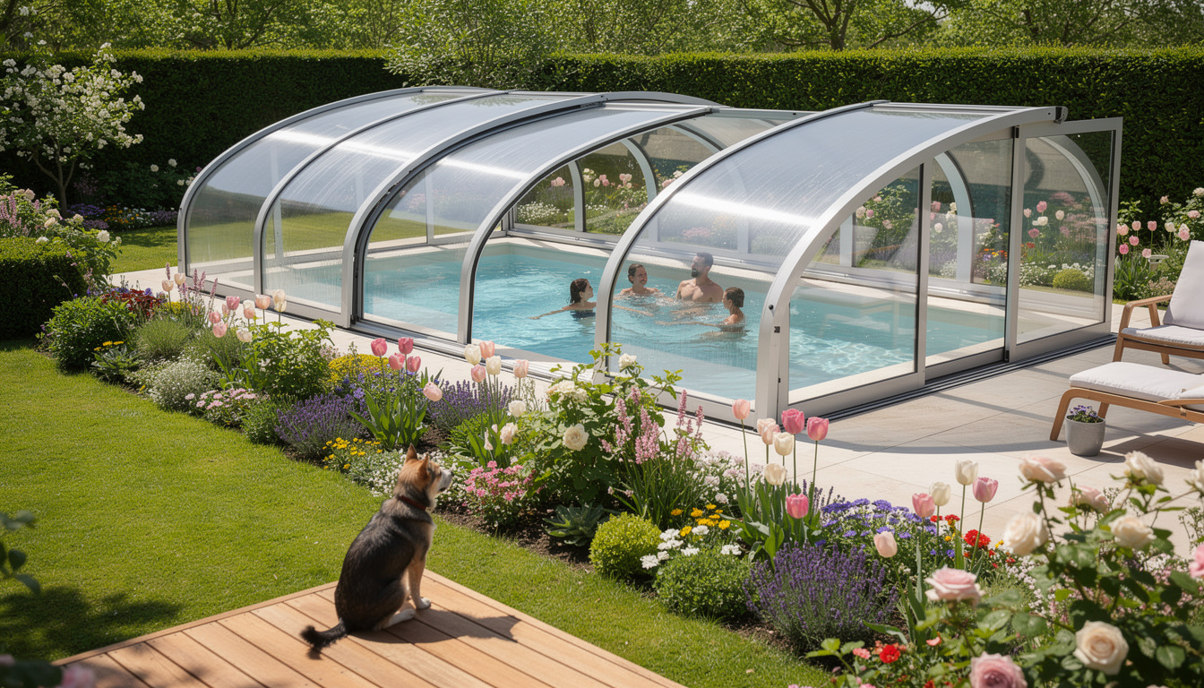 découvrez les avantages d'un abri de piscine mi-haut pour protéger votre bassin tout en facilitant son accès et son entretien.