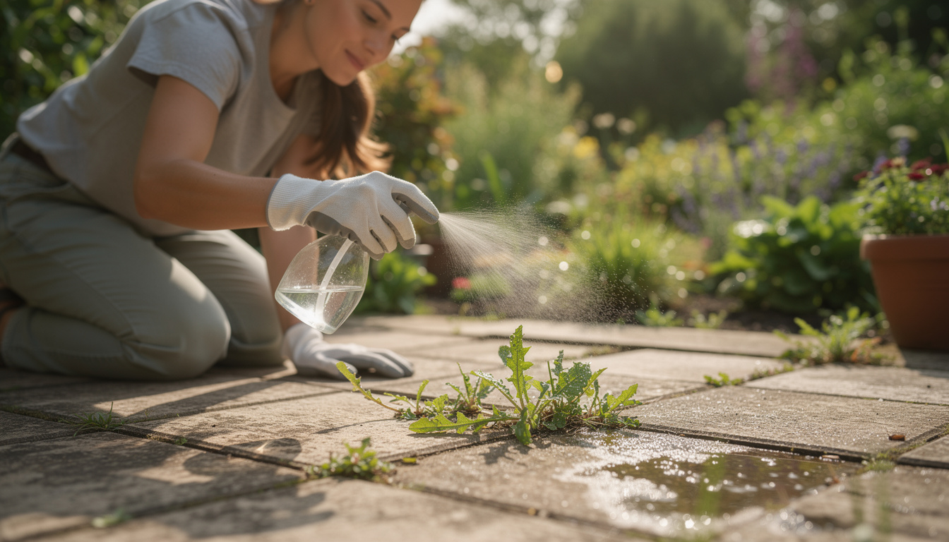 découvrez les bienfaits de l'acide acétique, un désherbant naturel efficace, ses méthodes d'utilisation simples et ses multiples applications au jardin et à la maison.