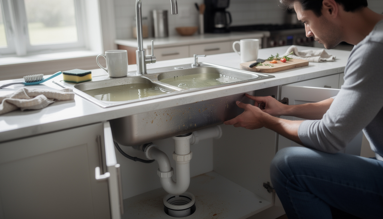 découvrez les causes possibles d'un évier bouché sans bouchon dans le siphon et trouvez des solutions efficaces pour déboucher votre évier rapidement et facilement.