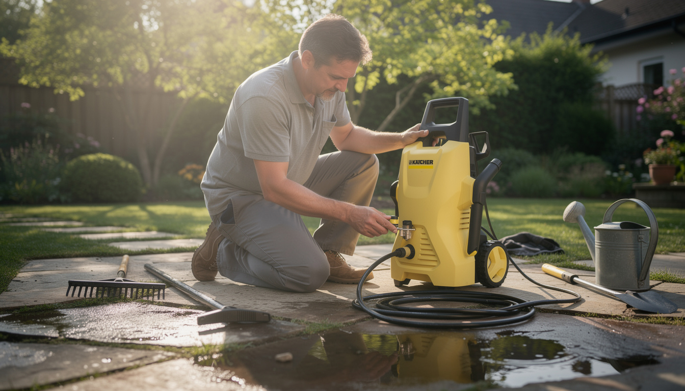découvrez pourquoi votre karcher tourne sans monter en pression et apprenez les causes fréquentes ainsi que des solutions efficaces pour le réparer rapidement.