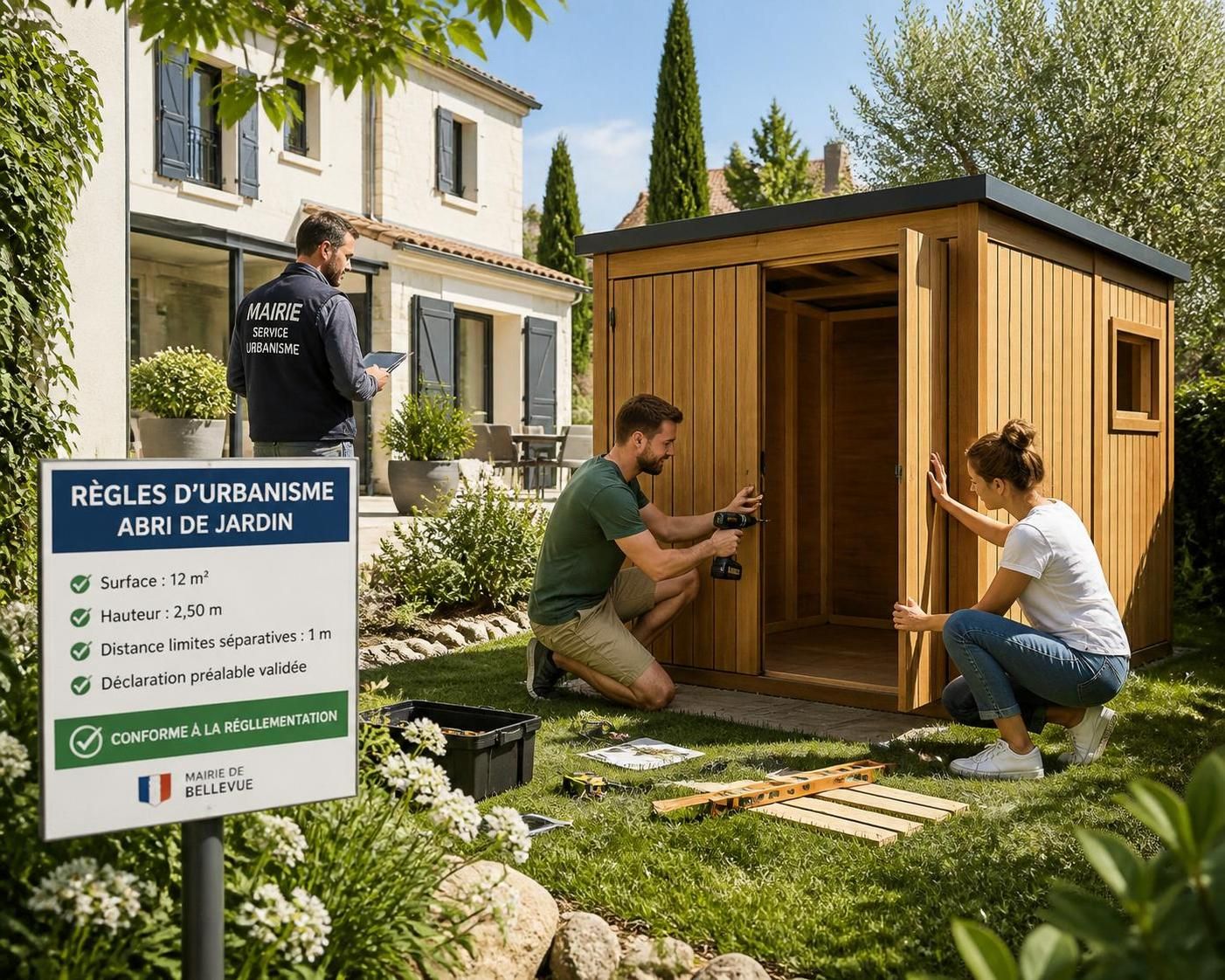 découvrez quand la déclaration préalable est obligatoire pour construire un abri de jardin afin de respecter la réglementation en vigueur.