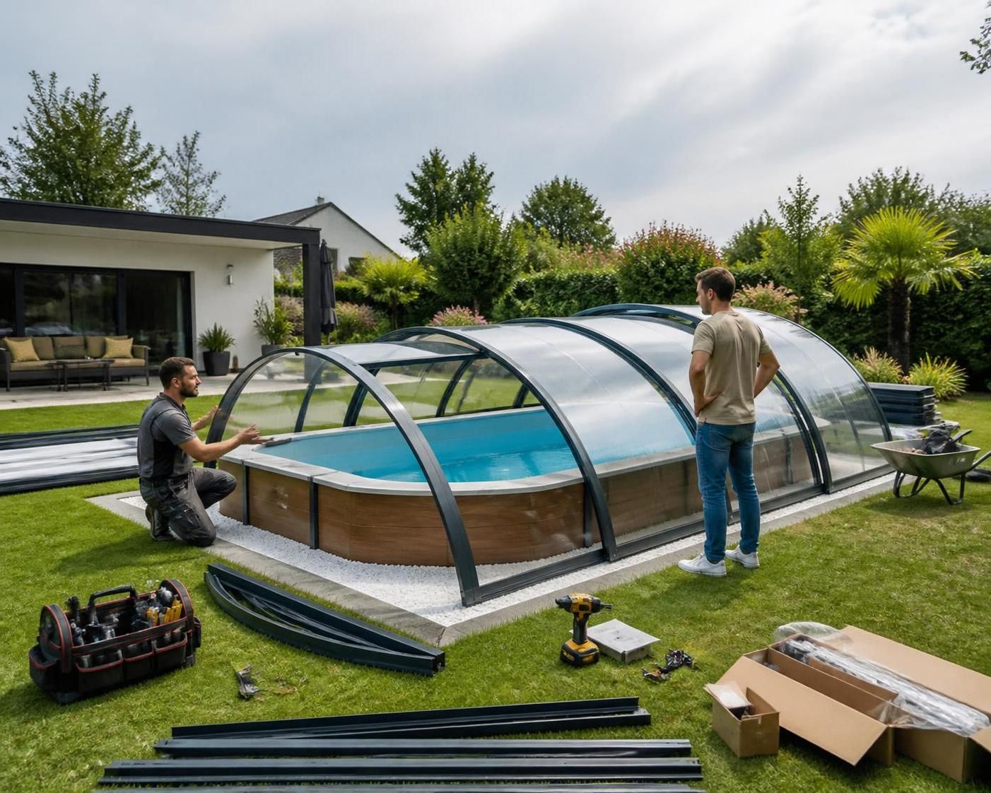 découvrez notre guide complet pour choisir le meilleur abri de piscine hors sol, alliant sécurité, esthétisme et praticité pour profiter pleinement de votre piscine en toutes saisons.