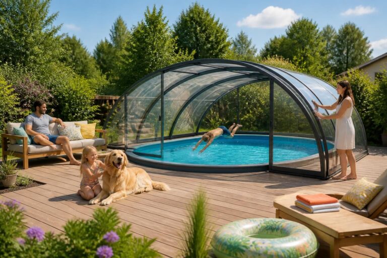 découvrez notre guide complet pour choisir l'abri de piscine hors sol idéal, alliant sécurité, esthétique et praticité pour protéger votre piscine toute l'année.