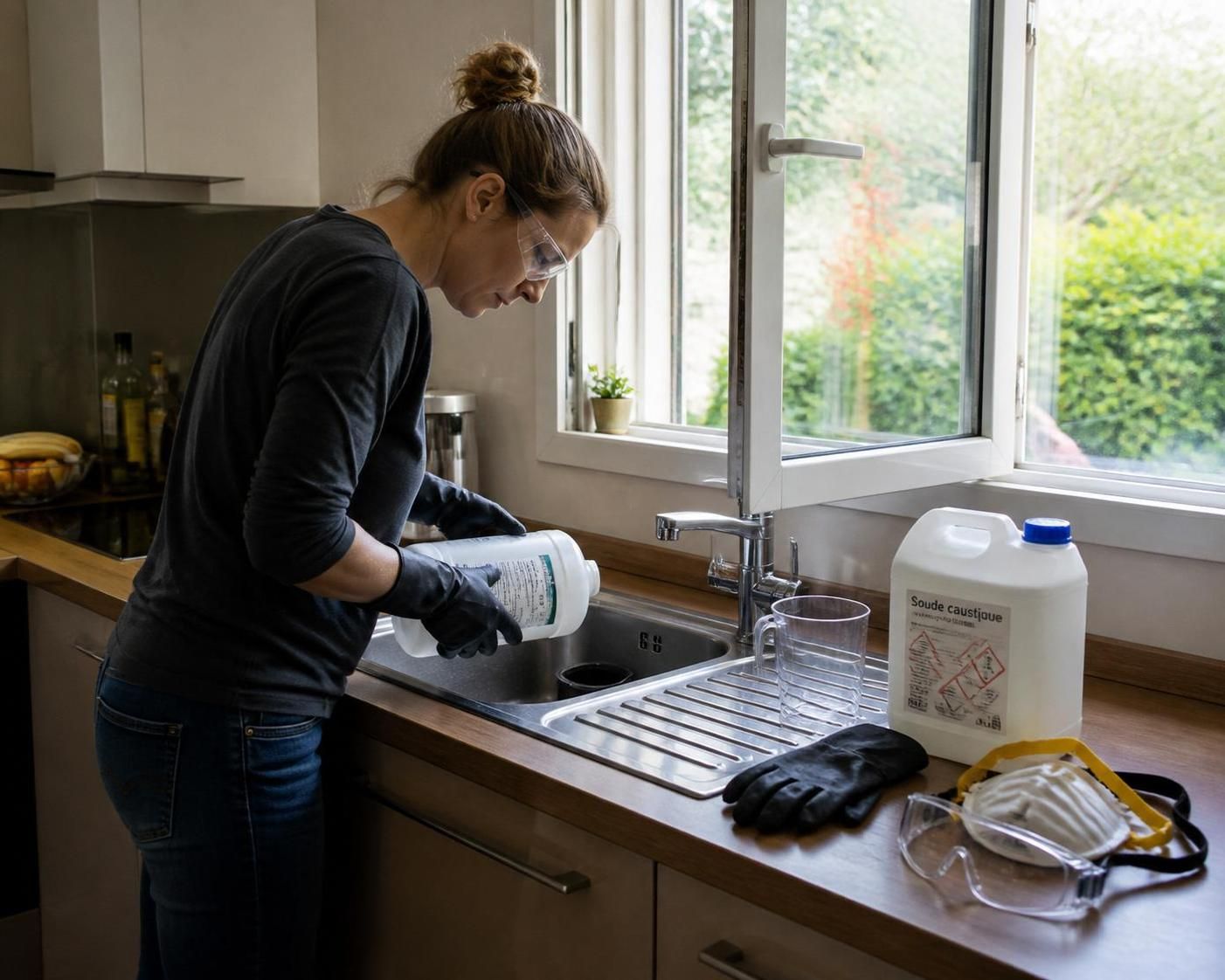 découvrez combien de temps laisser agir la soude caustique pour obtenir un résultat optimal en toute sécurité.