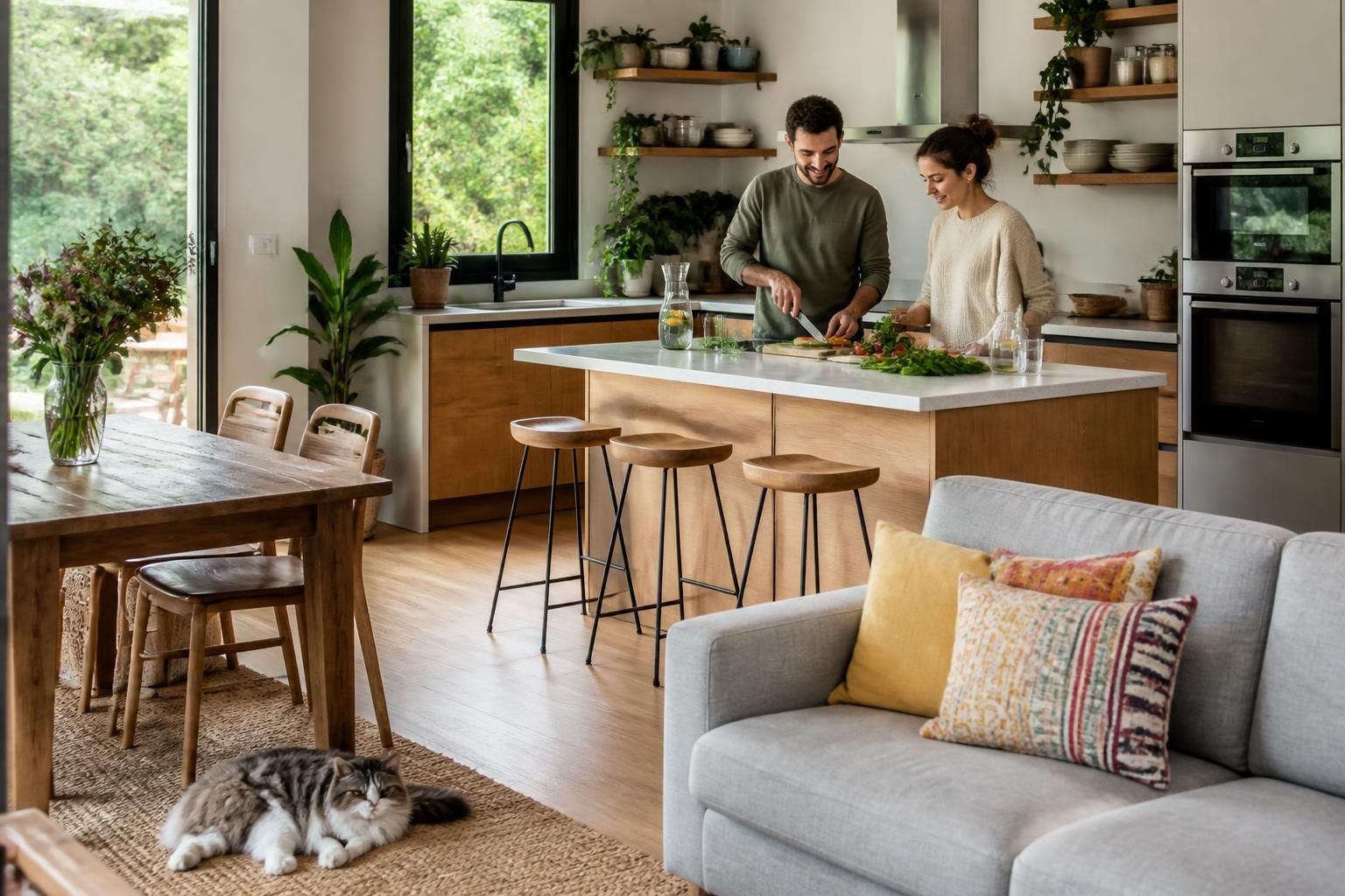 découvrez nos conseils pour aménager une cuisine ouverte sur séjour, alliant convivialité et fonctionnalité, afin de créer un espace de vie harmonieux et pratique.