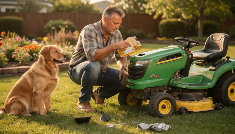 découvrez comment choisir l'huile idéale pour votre tracteur tondeuse grâce à notre guide complet avec des conseils pratiques pour assurer performance et longévité.