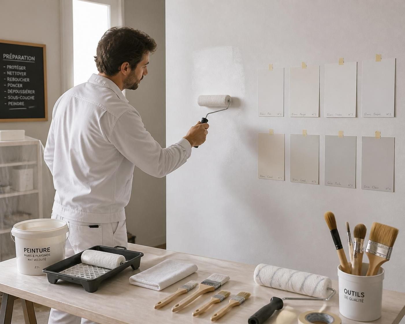 découvrez comment choisir la peinture blanche idéale pour sublimer votre intérieur grâce à nos conseils pratiques et astuces pour un rendu parfait.