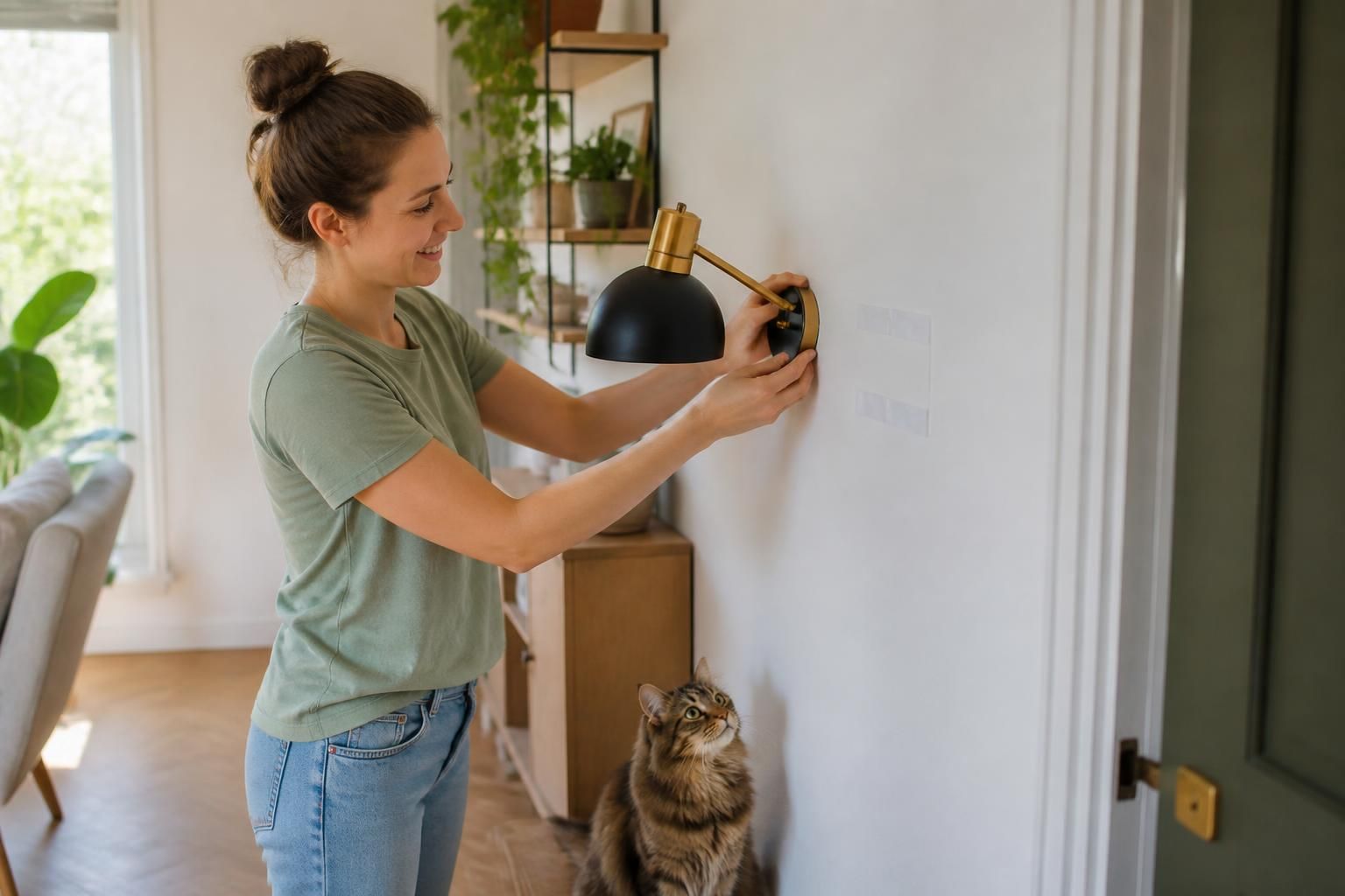 apprenez à installer une applique murale sans percer en suivant 4 étapes simples et rapides. solution facile pour décorer vos murs sans endommager vos surfaces.