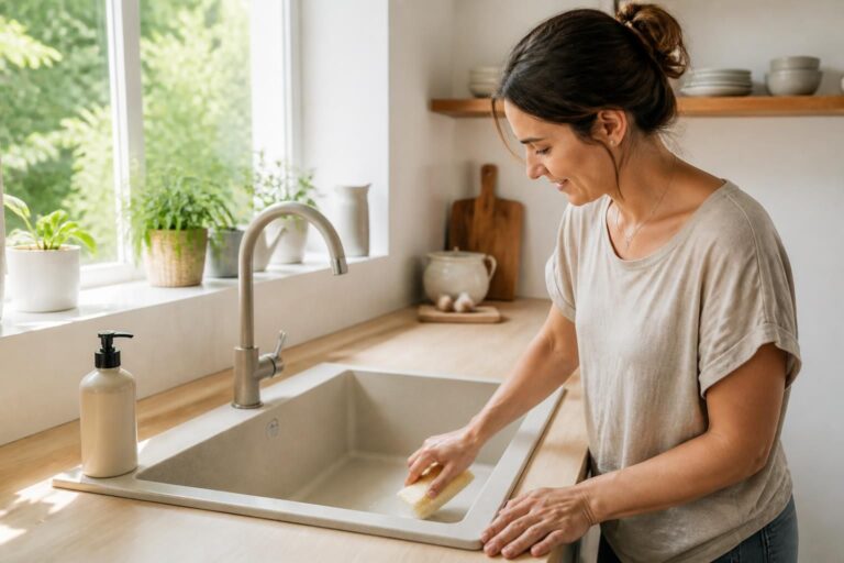 découvrez nos conseils pratiques pour nettoyer efficacement un évier en résine sans l'abîmer, en utilisant des méthodes douces et des produits adaptés.