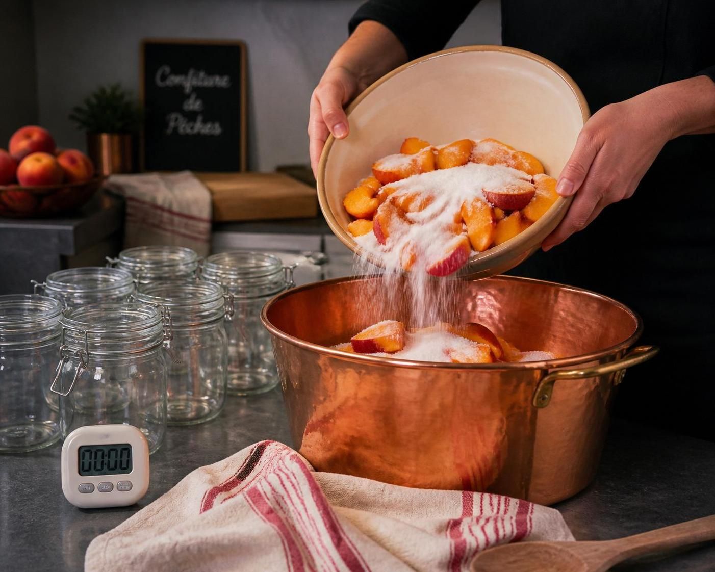 découvrez comment réussir facilement une délicieuse confiture de pêches selon la recette de grand-mère, pour des saveurs authentiques et gourmandes.