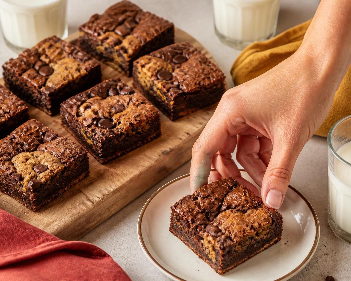 découvrez comment réussir la recette du brookie, ce délicieux mélange de brownie et cookie, avec les conseils du chef cyril lignac pour un dessert parfait.