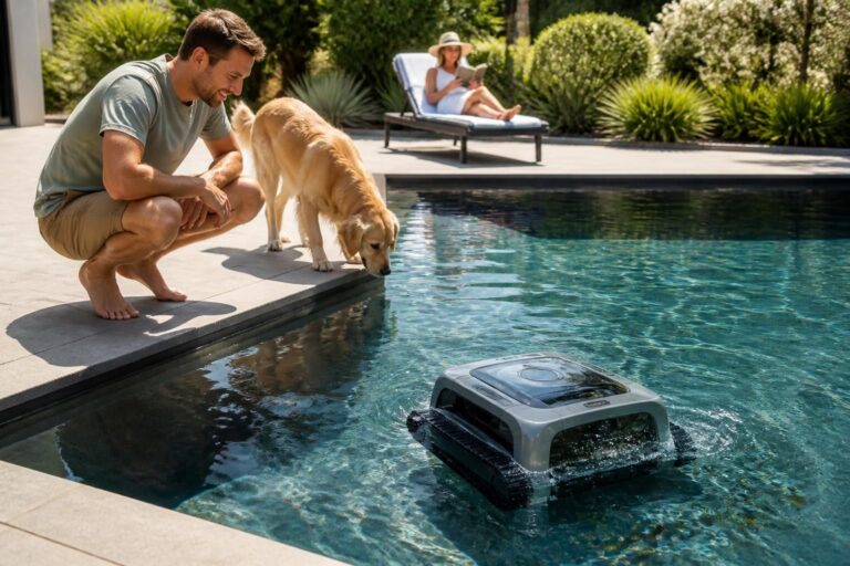 explorez le fonctionnement innovant et efficace d'un robot de piscine, conçu pour entretenir votre bassin facilement et garantir une eau toujours propre.
