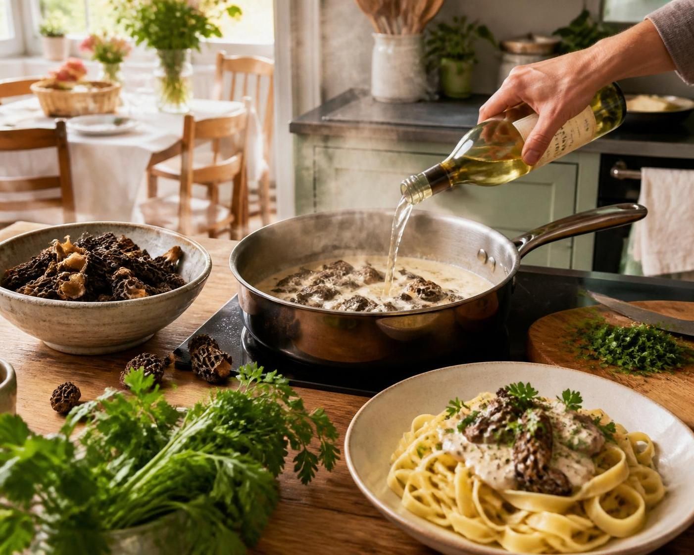 découvrez notre guide culinaire pour maîtriser la préparation de la sauce aux morilles séchées et sublimer vos plats avec cette sauce riche en saveurs.