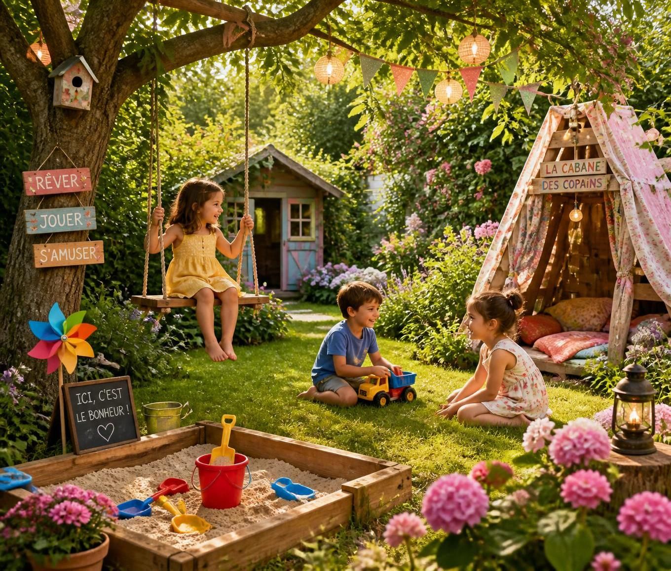 découvrez notre guide pratique pour créer un jardin magique, un espace sûr et enchanteur où vos enfants pourront jouer, apprendre et s'épanouir pleinement.