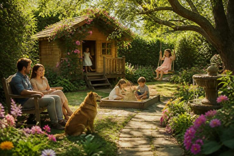 découvrez comment créer un jardin magique et sécurisé où vos enfants pourront jouer, explorer et grandir en toute liberté grâce à notre guide pratique.