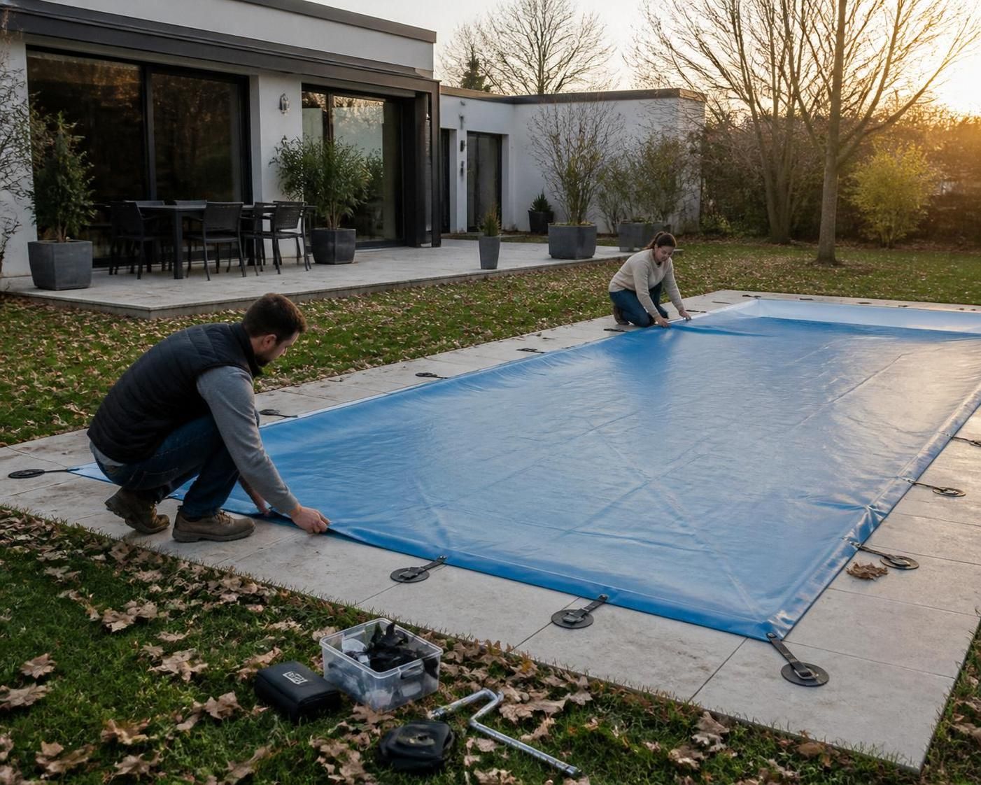 découvrez notre guide pratique pour protéger efficacement votre piscine en hiver avec une bâche sur mesure, assurant sécurité et conservation optimale.