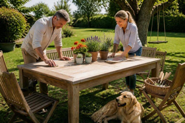 découvrez notre guide pratique pour entretenir, protéger et embellir votre mobilier de jardin en teck afin de lui garantir longévité et éclat tout au long de l'année.