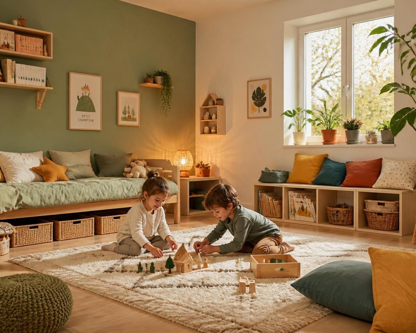 découvrez des idées créatives pour aménager une chambre d’enfant à la fois fonctionnelle et chaleureuse, alliant confort, rangement optimisé et décor accueillant.