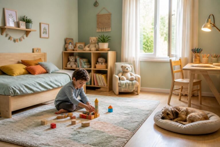 découvrez des idées pratiques et chaleureuses pour aménager une chambre d’enfant fonctionnelle, alliant confort, sécurité et espace de jeu.