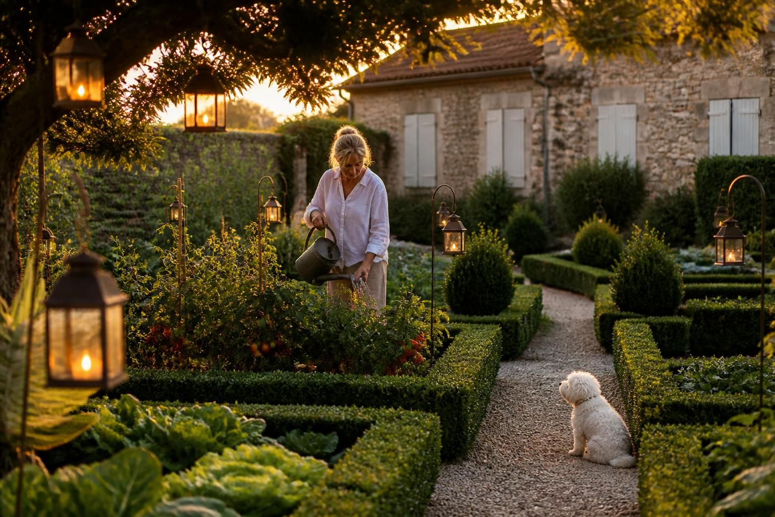 découvrez comment allier le charme du design esthétique d’un potager à la française avec un éclairage décoratif pour magnifier et sublimer vos espaces verts.