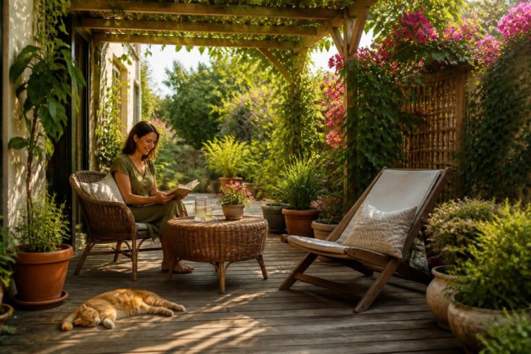 découvrez les meilleures astuces pour créer de l'ombre naturelle sur votre terrasse en utilisant des plantes adaptées, pour un espace extérieur frais et agréable toute l'année.