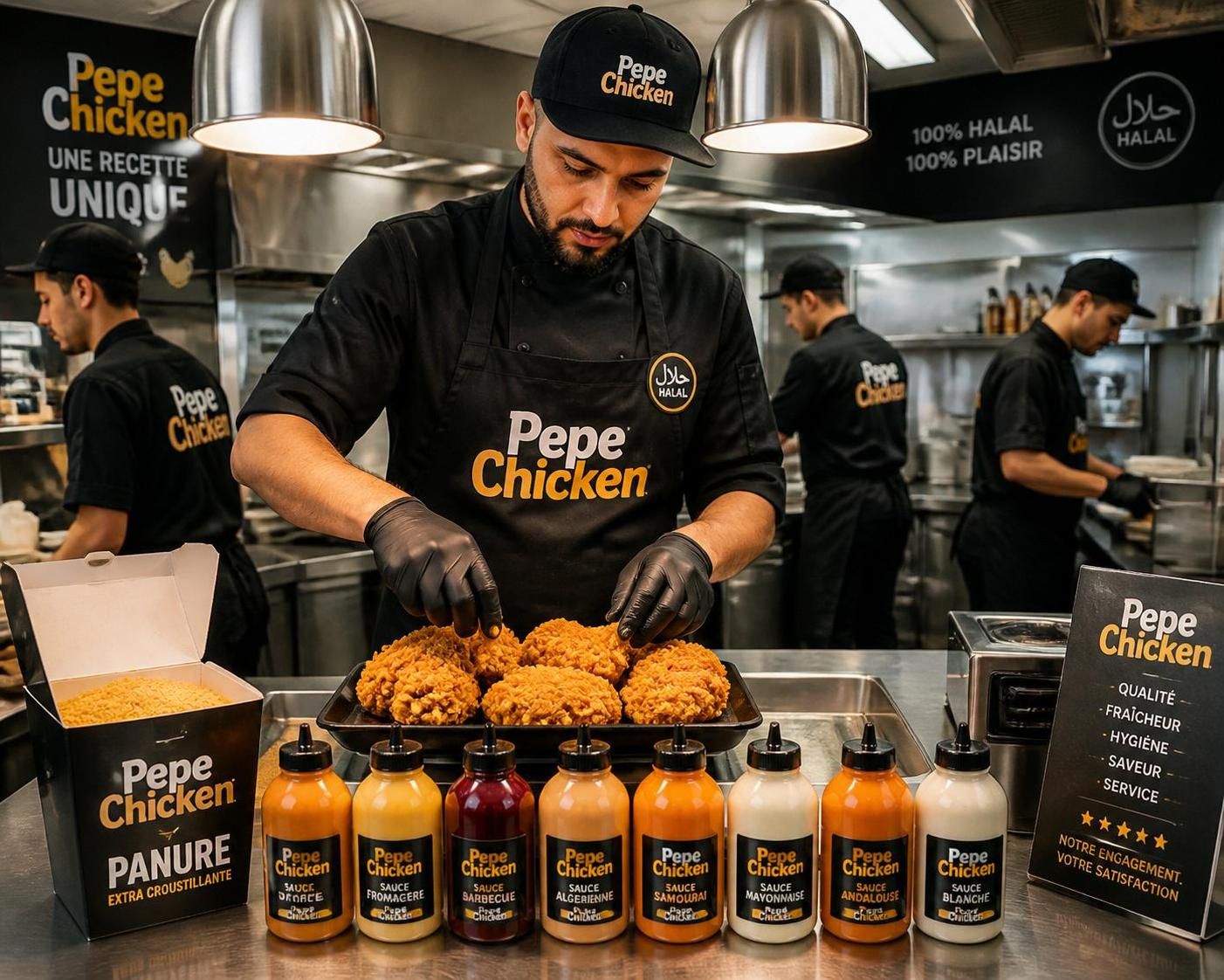 découvrez pepe chicken halal : le poulet frit certifié qui ravit tous les amateurs avec sa recette savoureuse et respectueuse des normes halal.