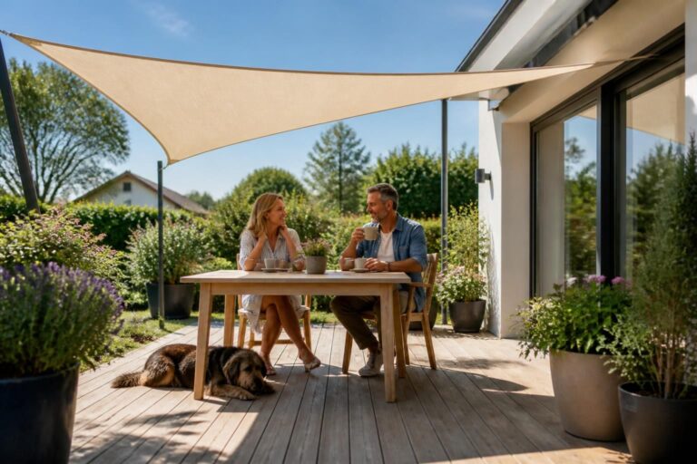 découvrez nos conseils pratiques pour choisir la voile d'ombrage idéale et profitez d'une terrasse confortable et élégante toute l'année.