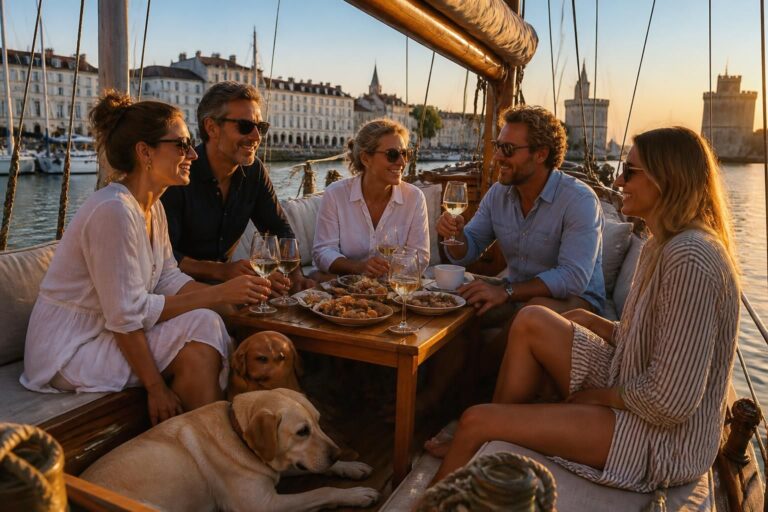 découvrez les meilleures adresses pour manger ou prendre un apéro sur un bateau à la rochelle, alliant plaisir gustatif et cadre maritime unique.