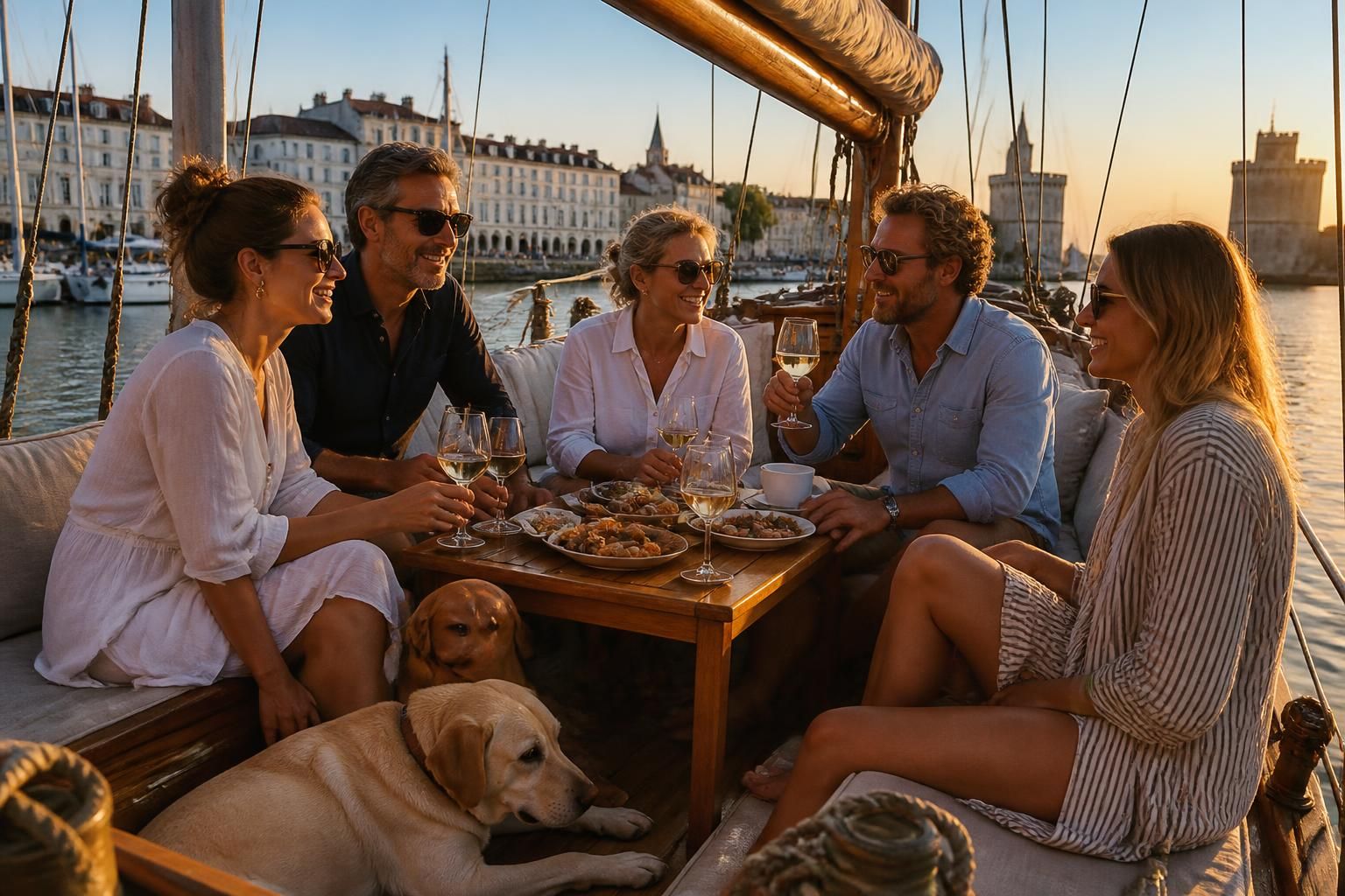 découvrez les meilleures adresses pour manger ou prendre un apéro sur un bateau à la rochelle, alliant plaisir gustatif et cadre maritime unique.