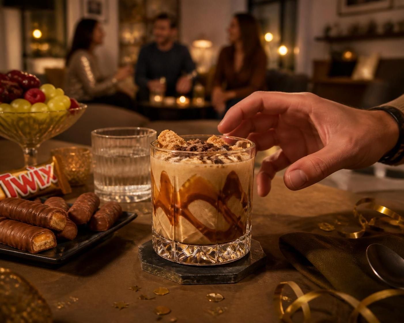 découvrez la recette gourmande du cocktail twix, une boisson savoureuse aux parfums réconfortants qui évoquent les délices de notre enfance.