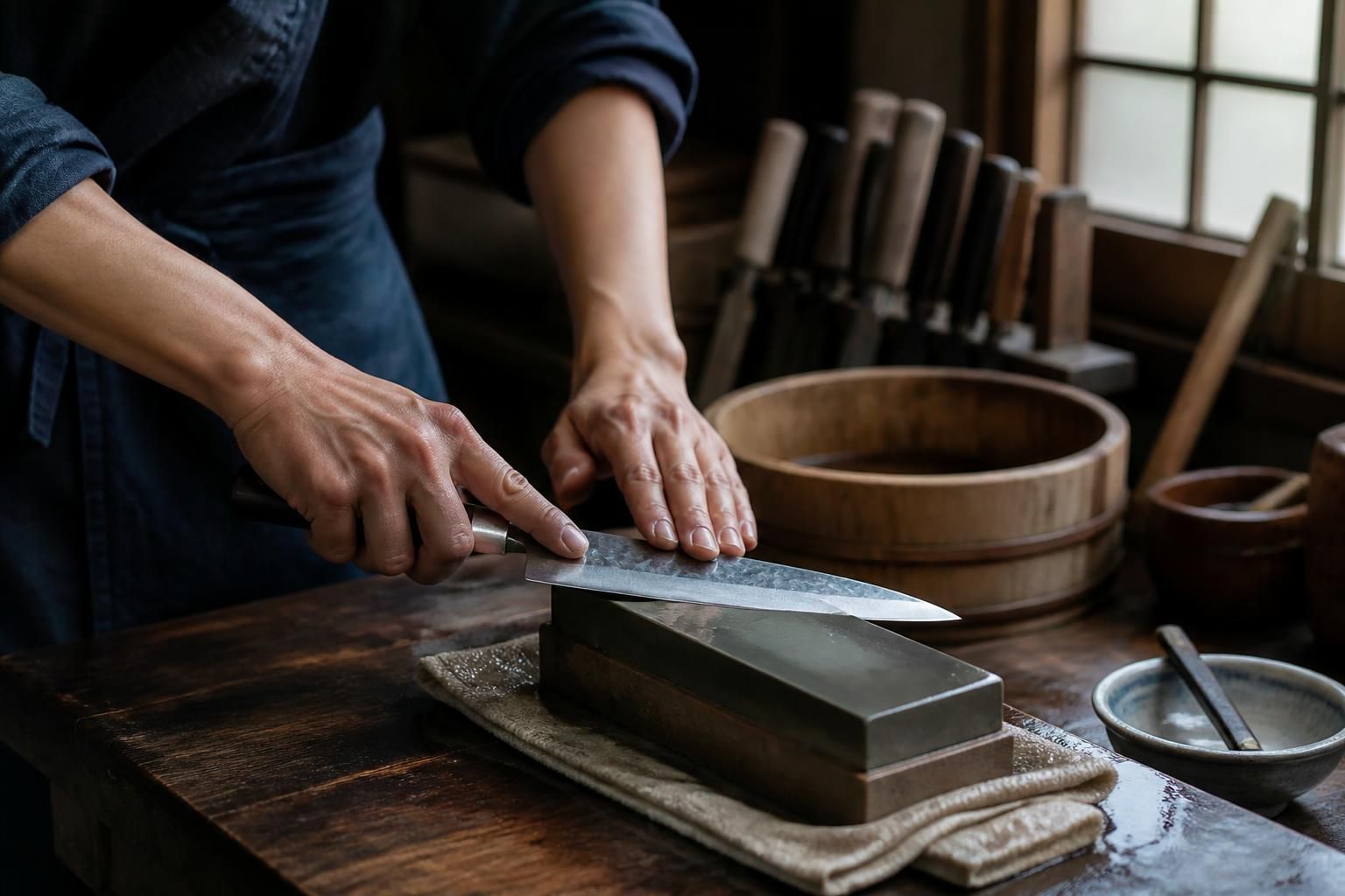 découvrez comment affûter un couteau japonais haut de gamme pour garantir une coupe parfaite et préserver la qualité de votre lame avec nos conseils experts.
