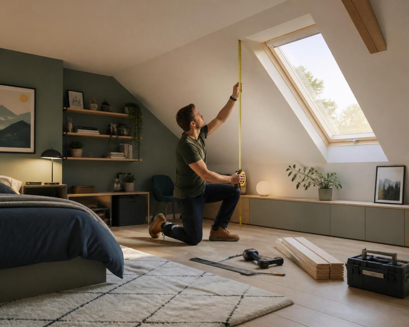 découvrez comment créer facilement un dressing sous pente sur mesure pour optimiser votre espace de rangement avec style et praticité.
