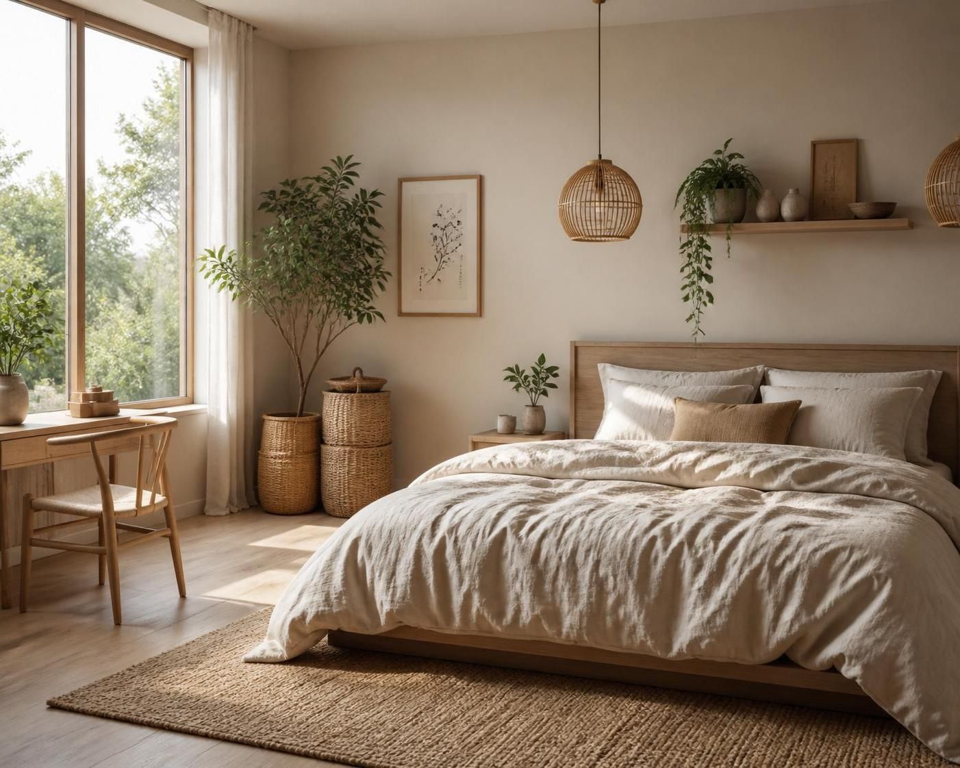 découvrez comment créer une déco de chambre ambiance japandi alliant élégance japonaise et style scandinave pour un intérieur zen, moderne et harmonieux.