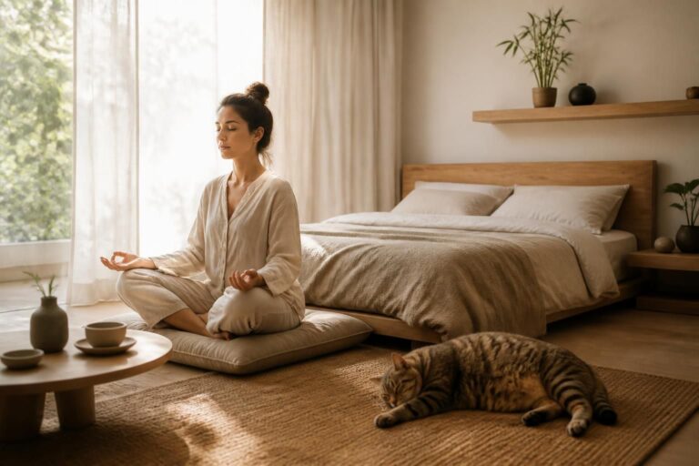 découvrez comment créer une déco de chambre ambiance japandi alliant harmonie japonaise et design scandinave pour un intérieur zen et moderne.