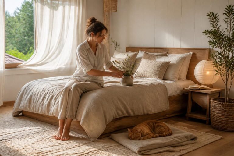 découvrez comment décorer une chambre au style naturel avec nos astuces faciles et idées simples pour créer un espace apaisant et élégant.