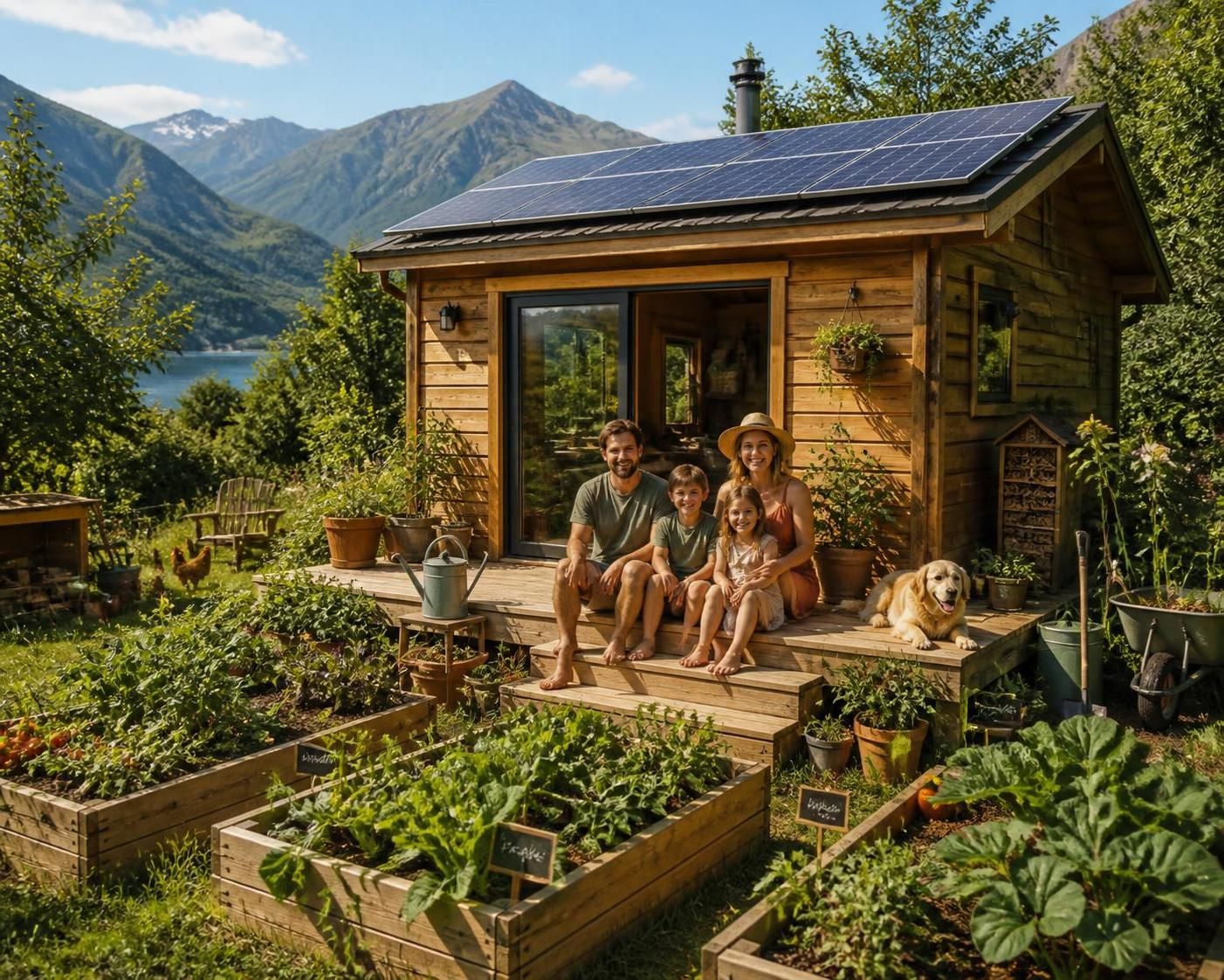découvrez comment un chalet en bois de 20 m² transforme votre art de vivre durable en cultivant, conservant et partageant des moments authentiques en harmonie avec la nature.
