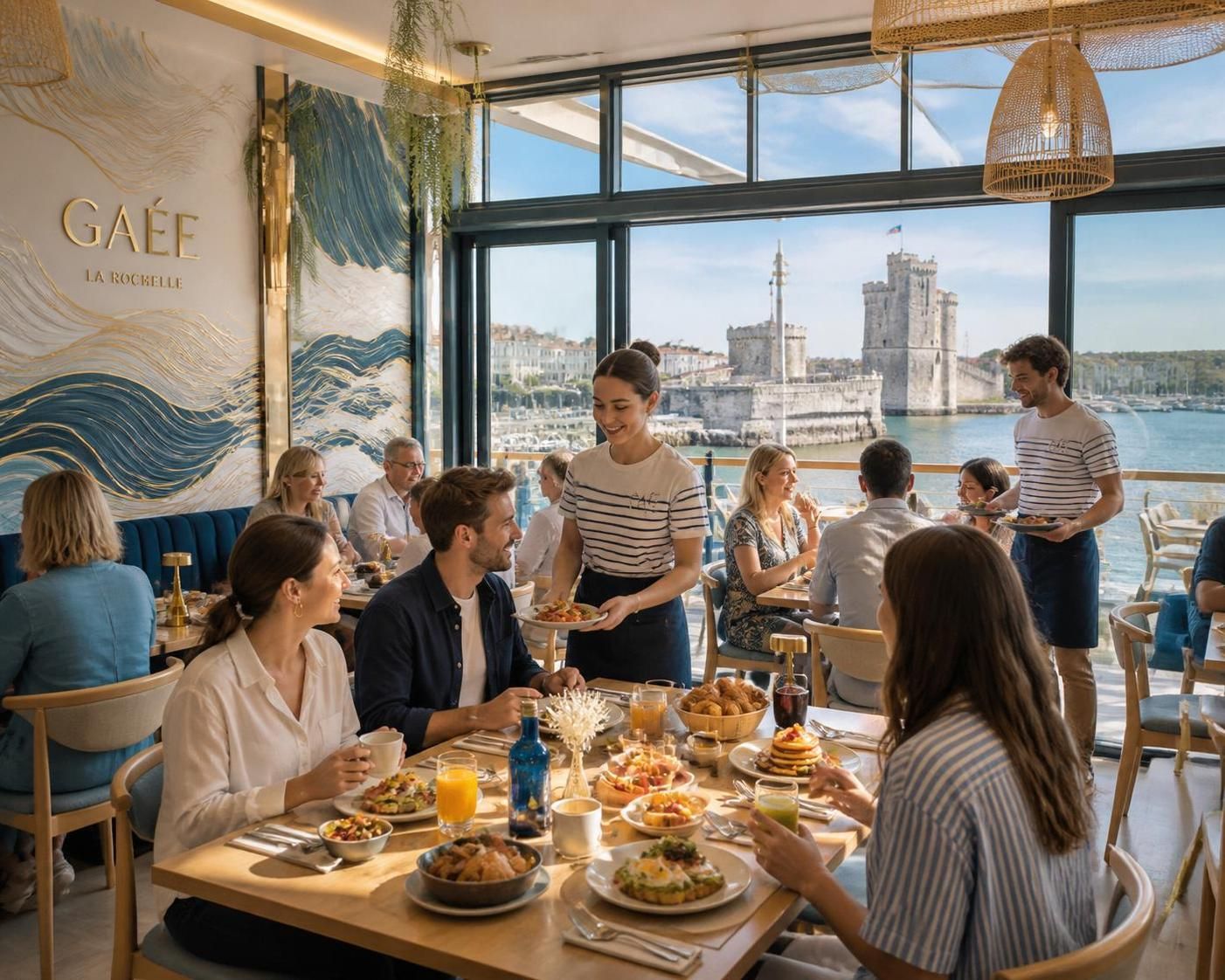 savourez un brunch gourmand au restaurant gaée à la rochelle, alliant délices culinaires et vue panoramique exceptionnelle pour une expérience inoubliable.
