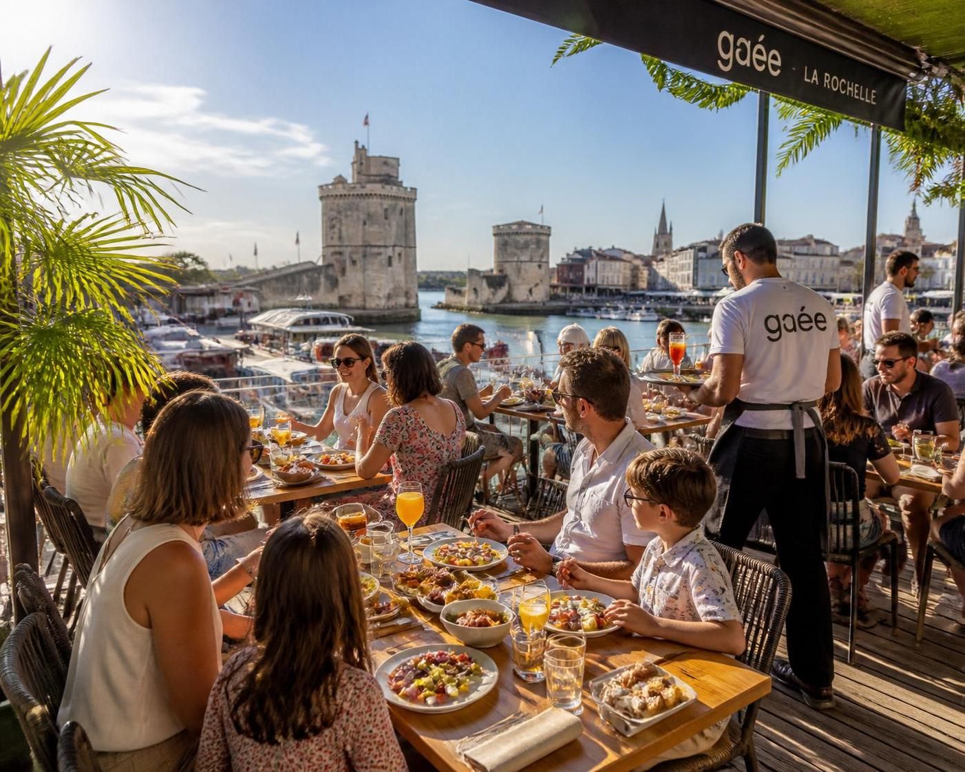 savourez un brunch gourmand au restaurant gaée à la rochelle, alliant saveurs délicieuses et vue panoramique exceptionnelle pour un moment unique.