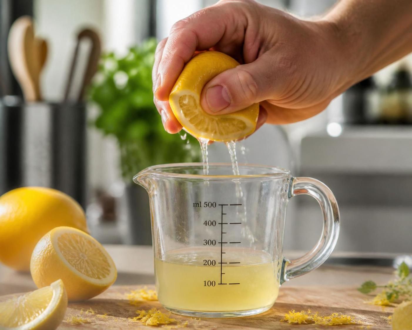 découvrez combien de millilitres de jus contient réellement un citron et apprenez à mesurer précisément le liquide extrait pour vos recettes et boissons.