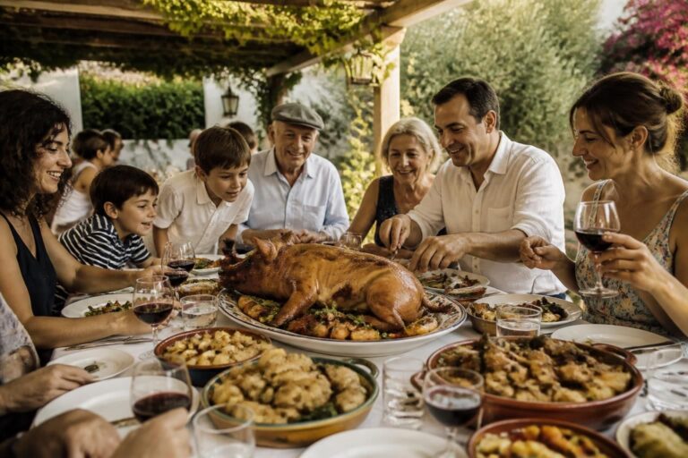 découvrez le cochon de lait portugais, un plat festif traditionnel incontournable pour célébrer les grandes occasions avec saveur et convivialité.