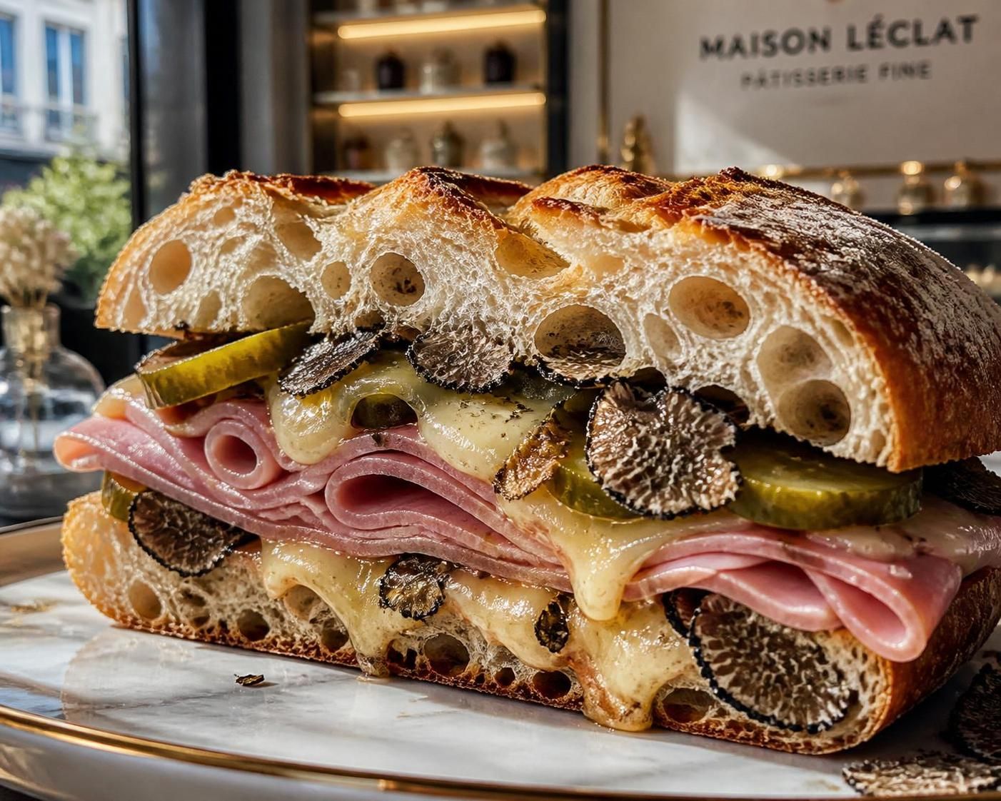 découvrez le sandwich à 30 euros de cédric grolet : une création gastronomique audacieuse qui mêle luxe et provocation. faut-il le voir comme un chef-d'œuvre culinaire ou un simple coup marketing ?