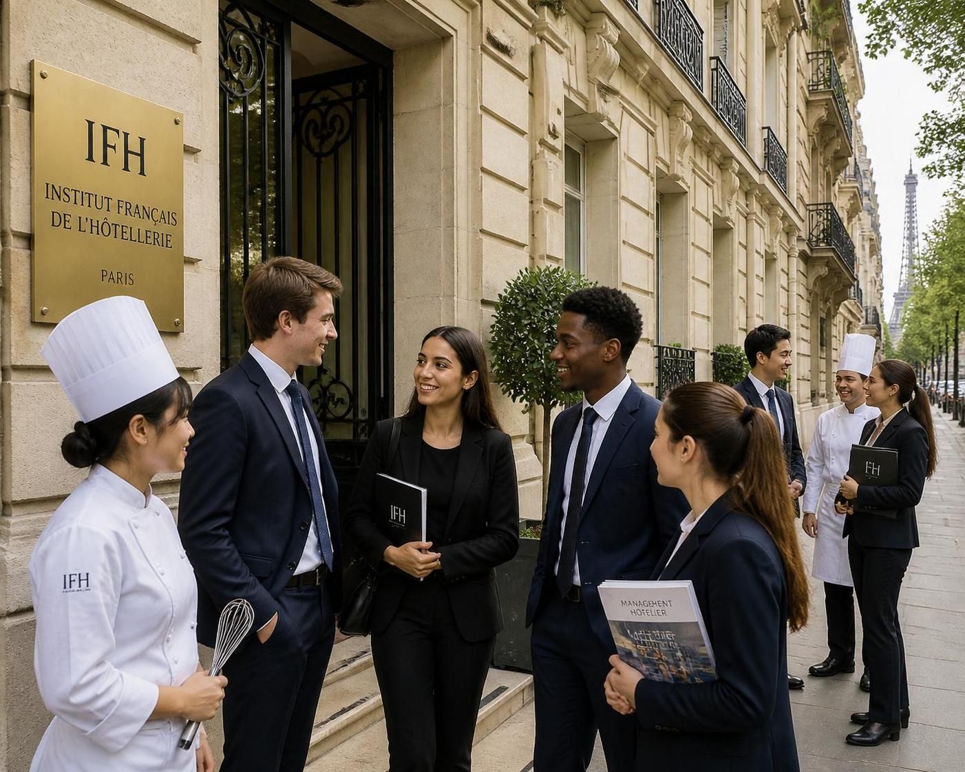 l’ifh, première école hôtelière business de paris, forme les talents d’exception dans le luxe et la gastronomie pour réussir dans l’industrie hôtelière.