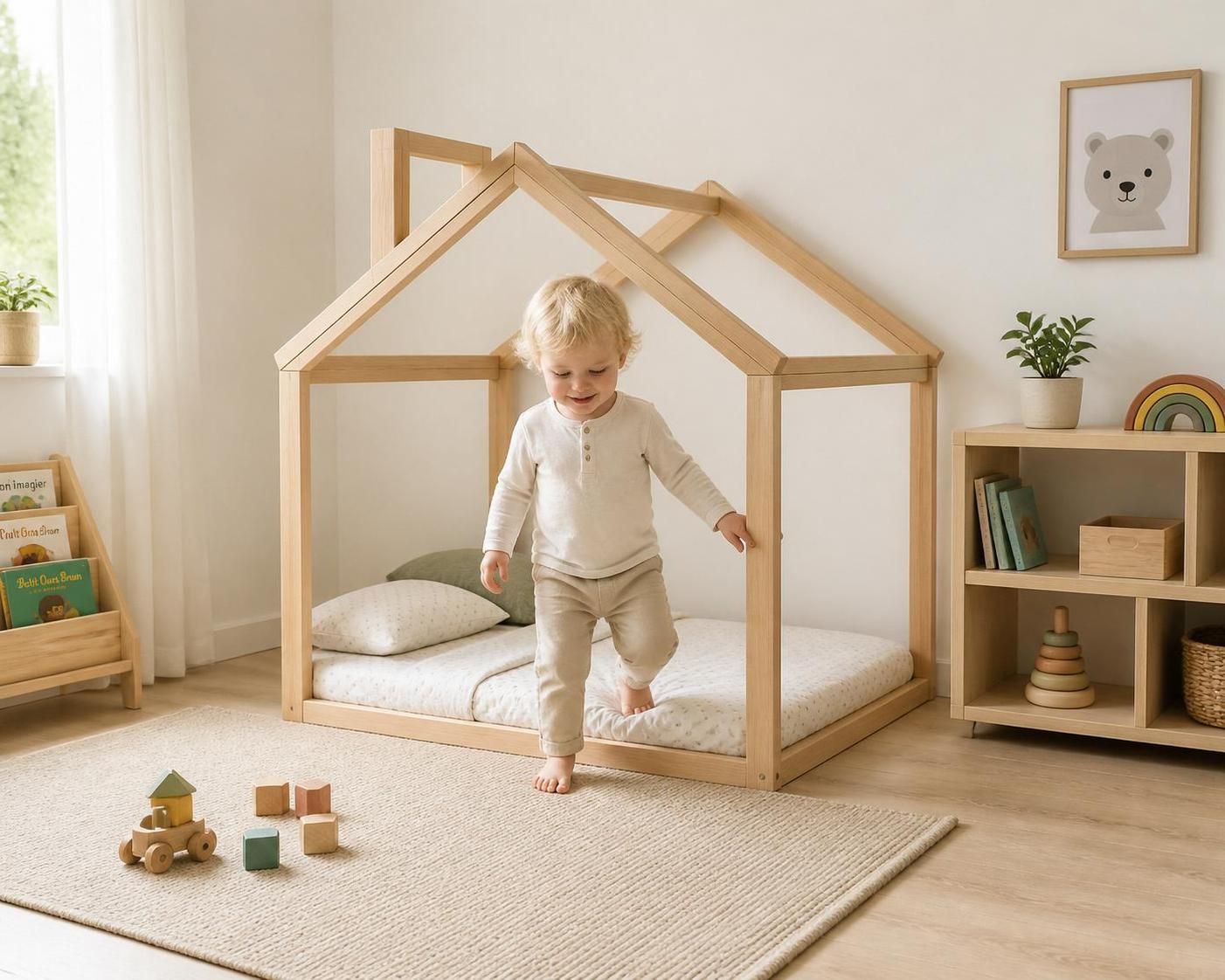 découvrez les avantages du lit cabane montessori avec ou sans barrière, les âges recommandés et les étapes pour l'intégrer chez votre enfant en toute sécurité.